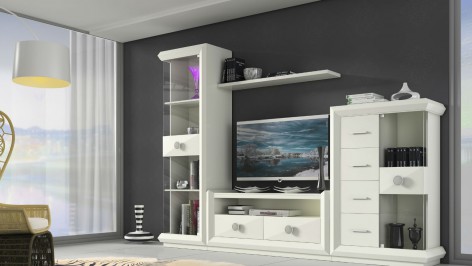 Salón Blanco Moderno