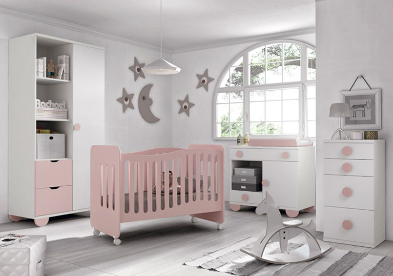 Habitaciones bebé rosa